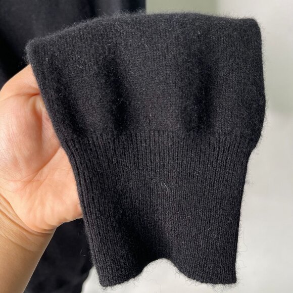 State Cashmere Women's Black Turtle Neck 100% Cashmere Sweater Size Large - Picture 8 of 8